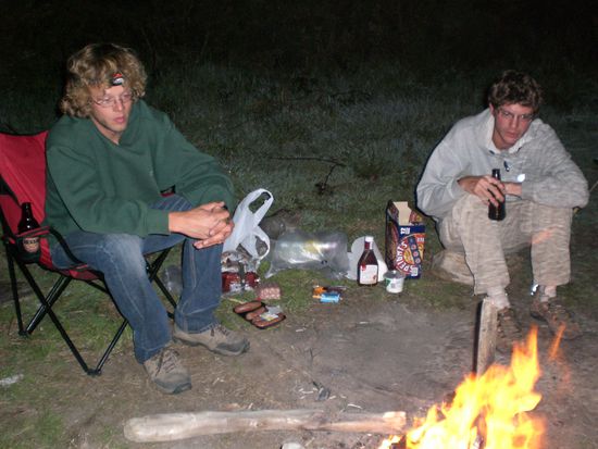 Die beiden anderen Schweizer. Mit Thomas (links) war ich auch schon im WK.