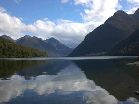 Der See, wo wir uebernachtet haben.