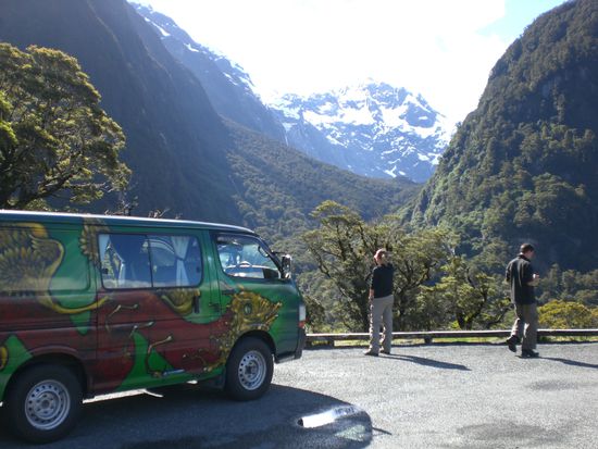 Zwischenstopp vor Milford.