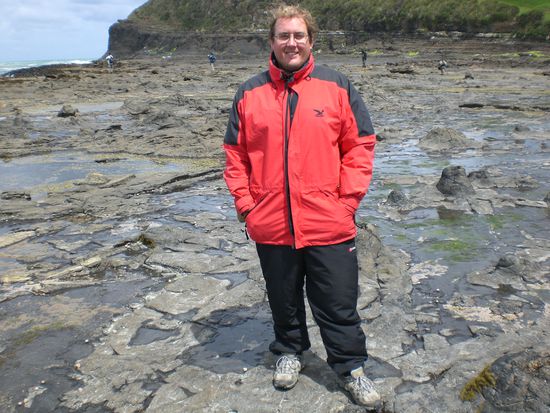 Ich auf dem Fossil Wald.