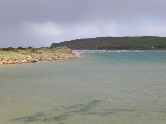 Bucht, wo wir die Seeloewen gesehen haben.