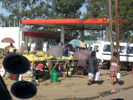 Strassenstand in der Transkei