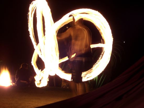 Feuerzauberer im Backpacker