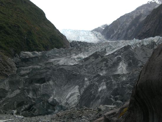 Der Franz Joseph Gletscher.