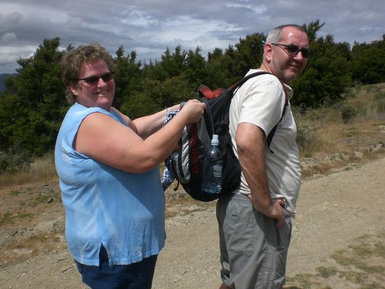 Auf dem Weg zum Iron Hill.