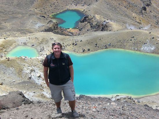 Die bekannten Emerald Lakes.