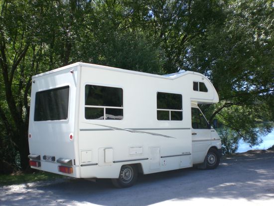 Uebernachtungsplatz in Taup.