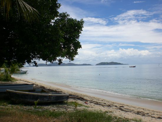 Der Strand vor der Haustuere.