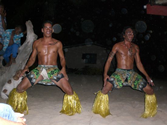 Robin and Patrick beim Fiji Dance.