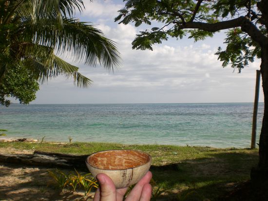 Hihi, meine selbstgemachte Kavaschale!