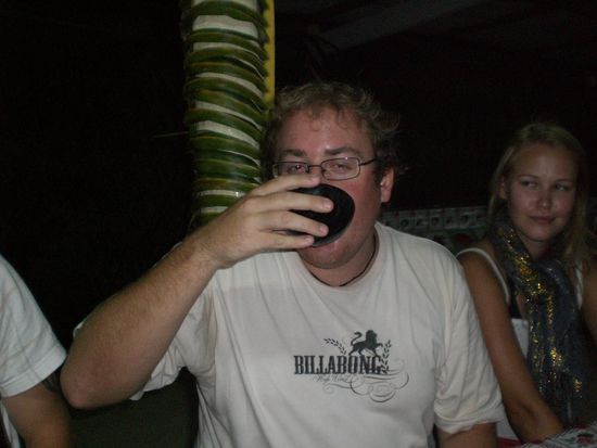 Ich beim Kava trinken