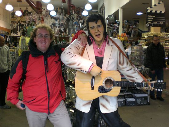 Elvis und ich in Hollywood.