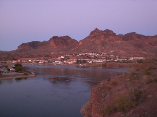 Halt beim Colorado River.
