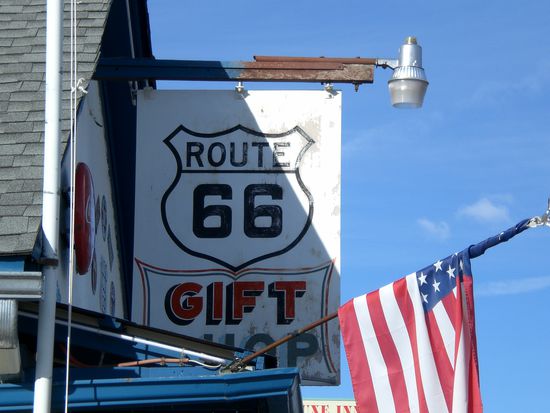 Halt an der Route 66.