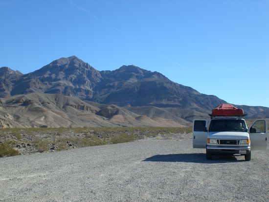 Zwischenhalt in den Bergen.