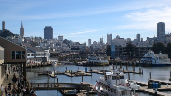 Die Waterfront. San Francisco hat sehr viel gemeinsam mit Cape Town. Cape Town bleibt aber meine liebste Stadt!