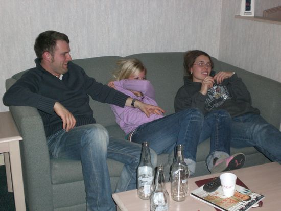 Holger, Anika und Yankee.