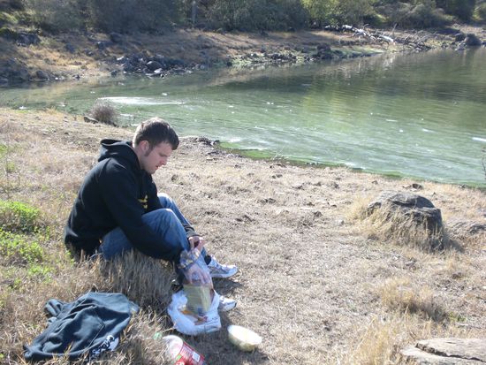 Picknick am See im Napa Valley.