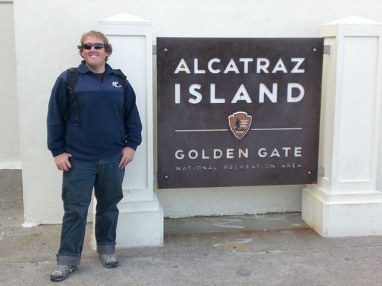 Ich auf Alcatraz
