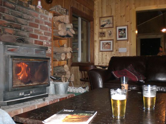 Und der Aufenthaltsraum. Richtig gemuetlich!