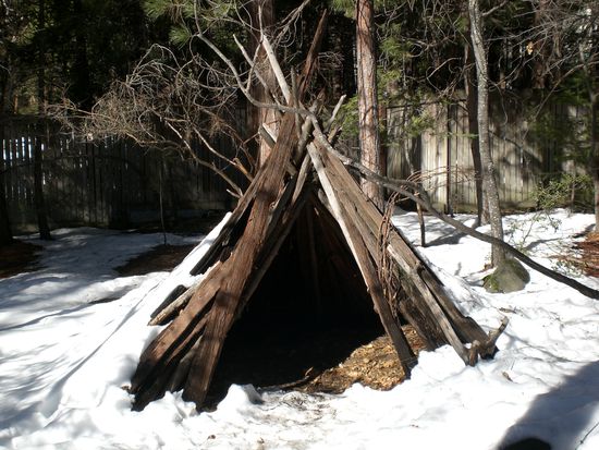 Indianer Tipi.