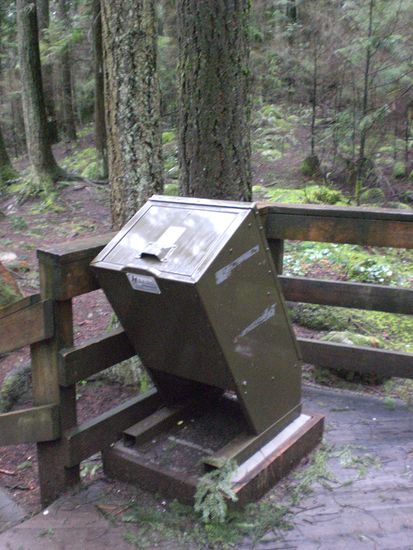 Bärensicherer Eimer.