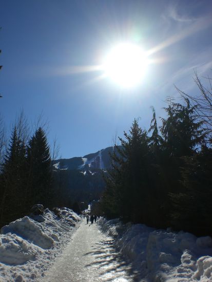 Super Wetter in Whistler.