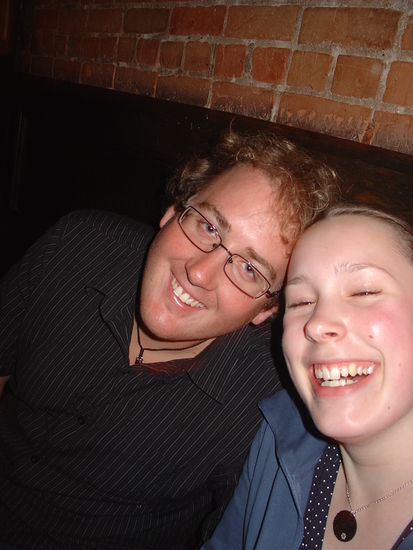 Nele und ich im Ausgang an ihrem Geburtstag in Vancouver.