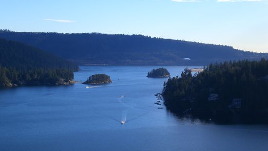 Ausblick ueber Deep Cove