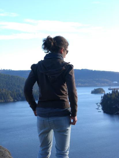 Karina ganz nachdenklich.