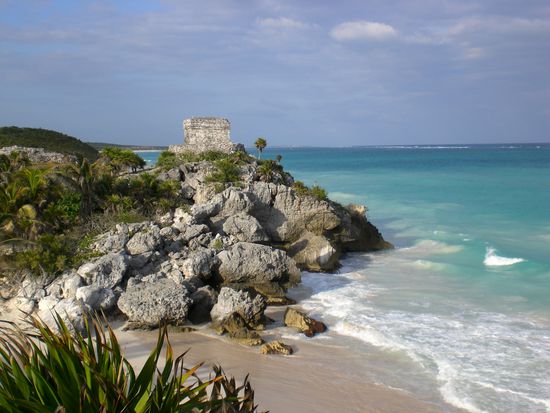 Ruine direkt am Meer.
