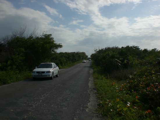 Auf dem Weg zurueck nach Tulum.