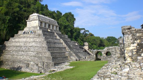 Palenque Ruinen.