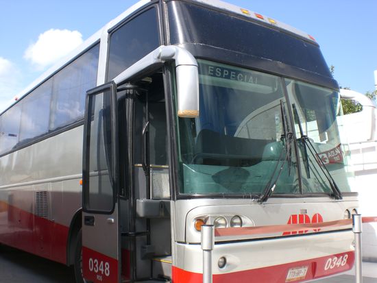 Unser Bus nach Palenque.