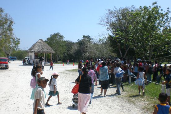 Der Ausgang. Es war mal wieder riiiiichtig heiss!!