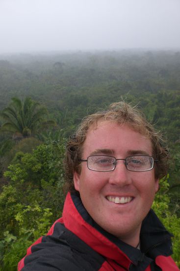 Super Ausblick auf den Jungle von der grossen Ruine.