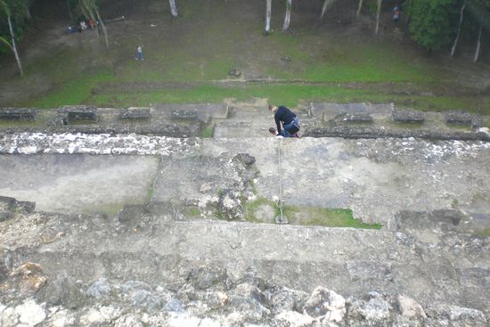 Ja, die Ruine war so riiiichtig steil!!!