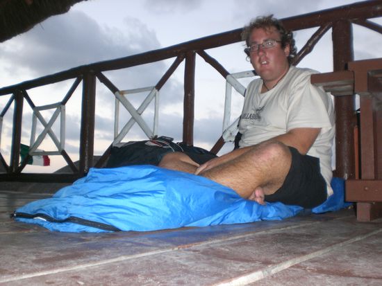 Am Morgen in Playa del Carmen Hafen.