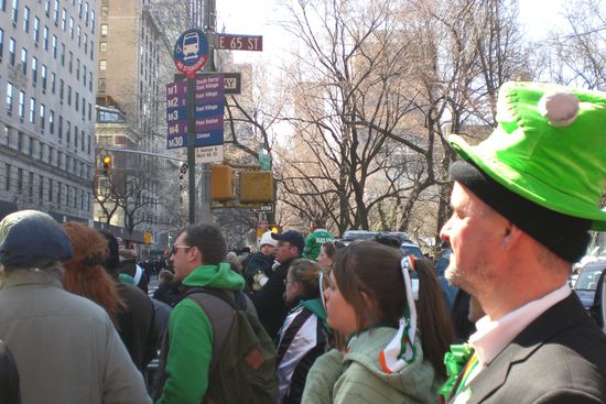 Zuschauer. Alles war mehr oder weniger gruen!