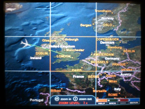 Zwischen New York und London.