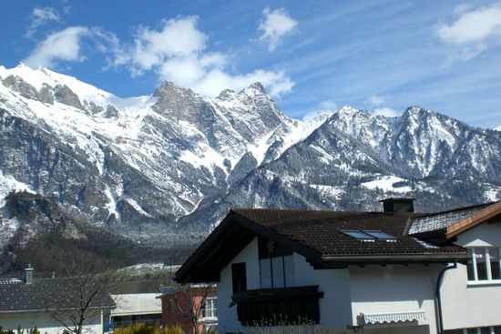 Verschneites Heidiland 