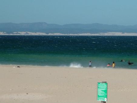 Surfer in Jeffreys Bay