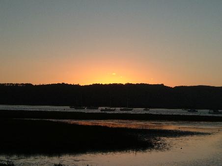 Sonnenuntergang in Knysna