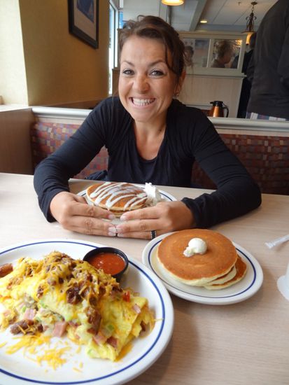 Der perfekte Einstieg in einen perfekten Tag: das Frühstück bei IHOP und ein $5-Voucher