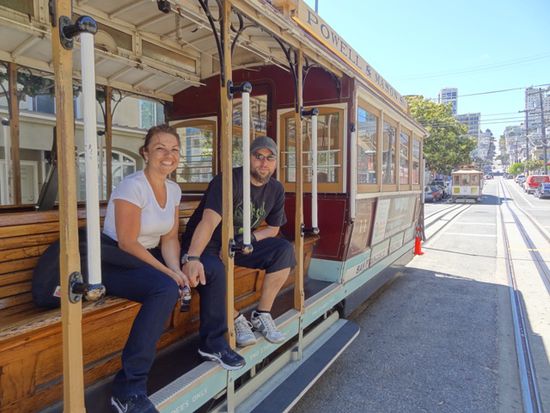 Obligatorisch: ein Besuch der San Francisco Cable Cars!