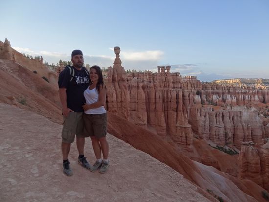 Thor's Hammer im Hintergrund am Sunset Point
