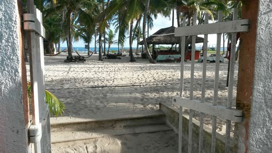 Der Abschluss eines Tages ist hier an der Standbar doch ganz nett...