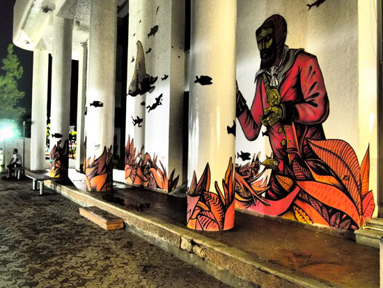 Ganz viel schöne Kunst in der Stadt...