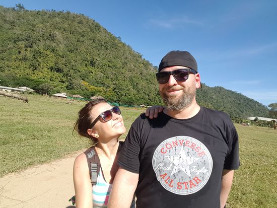 Überglücklich und mit einem lachenden Herzen verlassen wir den Park...