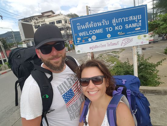 Auf der ruhigen Fährfahrt konnten wir uns 45 Minuten lang von den Strapazen der Autofahrt entspannen 